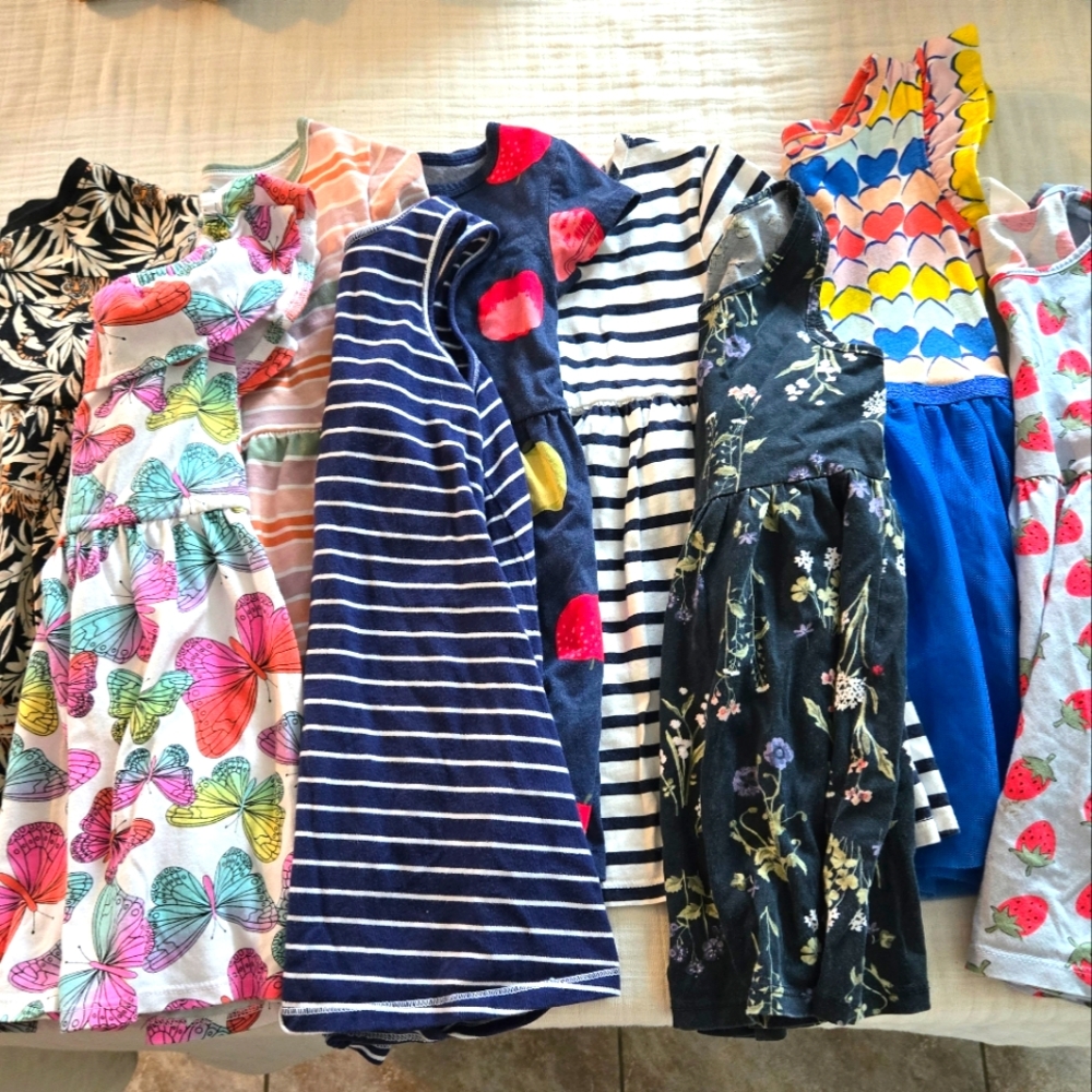 Colorful 3T Girls Kids' Dresses Bundle